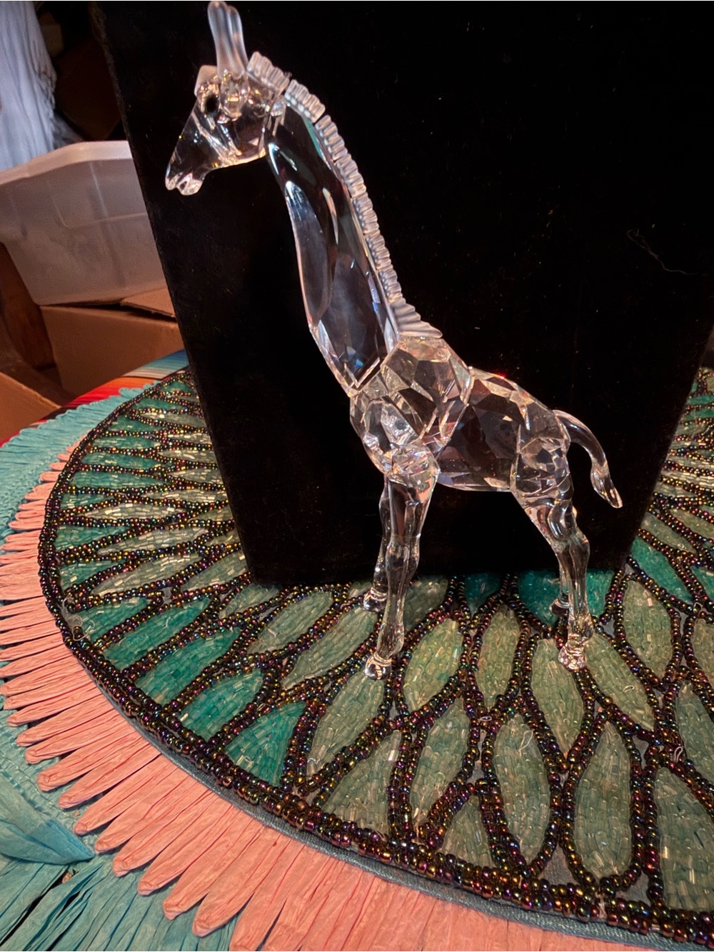 Swarovski Crystal Baby Giraffe Figure